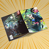 Зошит А5 48 арк. на скобі у клітинку 60 гр.м²  Cyberpunk Edgerunners / Кіберпанк Ті, що біжать по краю 011