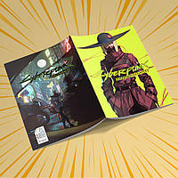 Зошит А5 48 арк. на скобі у клітинку 60 гр.м²  Cyberpunk Edgerunners / Кіберпанк Ті, що біжать по краю 012