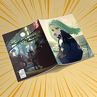 Зошит А5 48 арк. на скобі у клітинку 60 гр.м²  Cyberpunk Edgerunners / Кіберпанк Ті, що біжать по краю 013