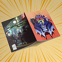 Зошит А5 48 арк. на скобі у клітинку 60 гр.м²  Cyberpunk Edgerunners / Кіберпанк Ті, що біжать по краю 019