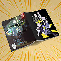 Зошит А5 48 арк. на скобі у клітинку 60 гр.м²  Cyberpunk Edgerunners / Кіберпанк Ті, що біжать по краю 022