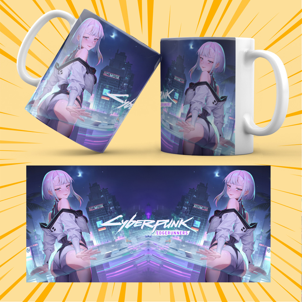 Чашка Аніме Cyberpunk Edgerunners / Кіберпанк Ті, що біжать по краю 009