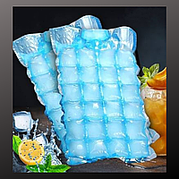 Пакеты для заморозки льда 192 кубика одноразовые заливные пакеты для приготовления льда