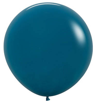 Sempertex 24" Deep Teal темно-бірюзовий Латексні кулі круглі без малюнка