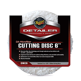 Мікрофібровий ріжучий диск Meguiar's DMC6 DA Microfiber Cutting Disc, 15 см - 2 шт.