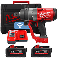 Гайковерт высокомоментный MILWAUKEE 1 (2400 Нм) M18 ONEFHIWF1-802X 2 аккум+з/у