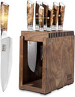 Набор ножей для шеф-повара JUNYUJIANGCHEN из 8 предметов, Набор кухонных ножей из японской стали