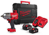 Гайковерт высокомоментный MILWAUKEE 1/2" (1491 Нм) с пином M18 FHIWP12-502X FUEL (2акб+ЗУ)