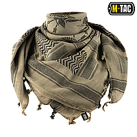 M-Tac шарф шемаг Spartan Foliage Green/Black, тактическая арафатка олива, военный шарф летний, арафатка платок