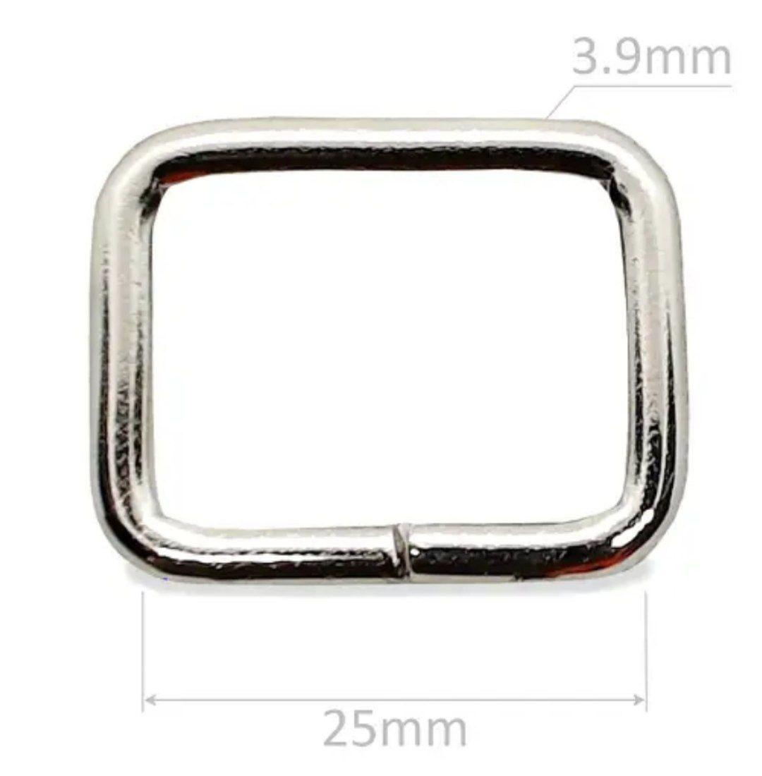 Рамка 25мм х 20мм х 3,90мм Нікель