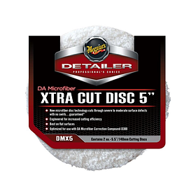 Мікрофібровий екстраріжучий круг Meguiar's DMX5 DA Microfiber Xtra Cut Disc 5 ", 12.7 см - 2 шт.