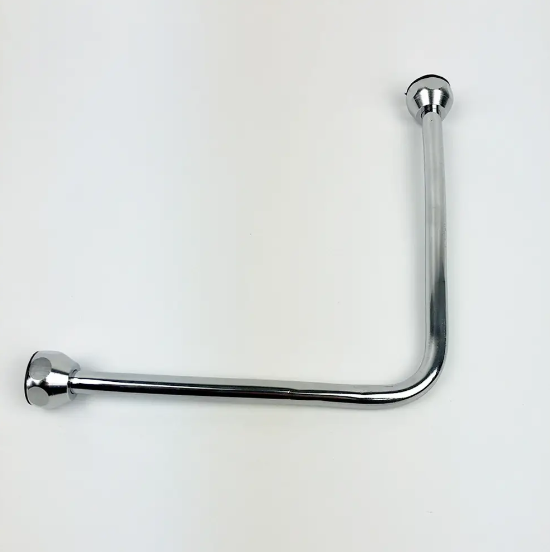 Гнучка підводка мідна хромована кут 90°, 1/2 ВВ, d 10 мм бумеранг FLEXY CHROME 32 см (16+16), фото 1