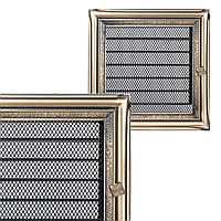 Камінна решітка гальванізована з жалюзі, Рустикальна