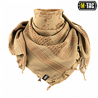 M-Tac шарф шемаг Pirate Skull Coyote/Brown, тактическая арафатка койот, военный шарф летний, арафатка платок