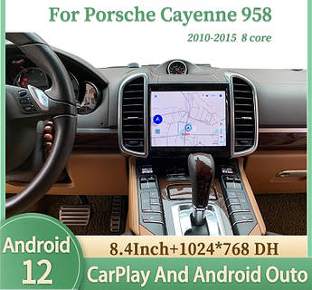 Головний пристрій мультимедіа Android Porsche Cayenne 958 Порше Кайен магнітола монітор