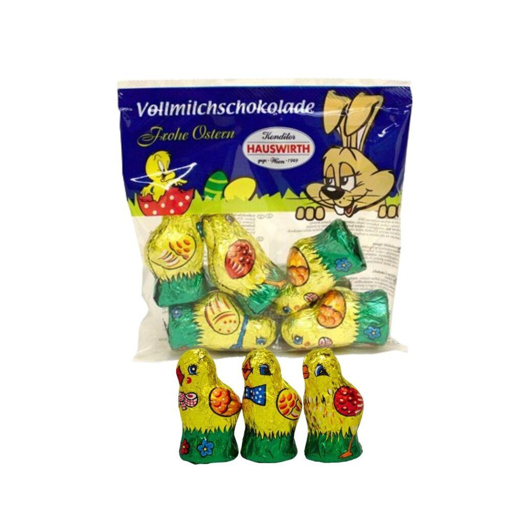 Шоколадні фігурки Hauswirth курчата №2, 60 г, 20 уп/ящ