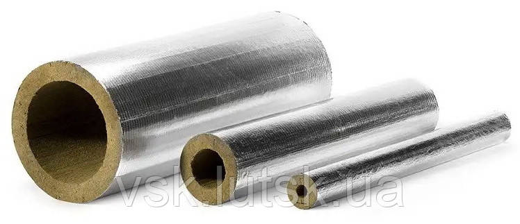Шкаралупа трубна у фольгоізолі 60х40 (1 м.), фото 1