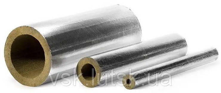 Шкаралупа трубна у фольгоізолі 108х40 (1 м.), фото 1