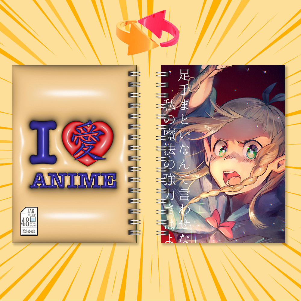 Блокнот на пружині в клітинку 48 арк. Delicious in Dungeon / Підземелля смакоти 012