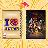 Блокнот на пружині в клітинку 48 арк. Delicious in Dungeon / Підземелля смакоти 013