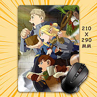 Килимок для мишки А4 - 210x290 мм Delicious in Dungeon / Підземелля смакоти 003