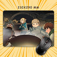 Килимок для мишки А4 - 210x290 мм Delicious in Dungeon / Підземелля смакоти 017