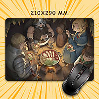Килимок для мишки А4 - 210x290 мм Delicious in Dungeon / Підземелля смакоти 019