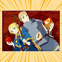 Плакат А4 Аніме Delicious in Dungeon / Підземелля смакоти 005