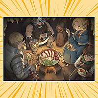 Плакат А4 Аніме Delicious in Dungeon / Підземелля смакоти 019