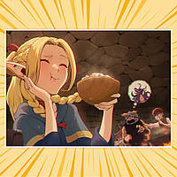 Плакат А4 Аніме Delicious in Dungeon / Підземелля смакоти 021