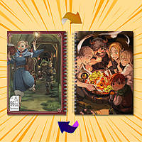 Скетчбук А5  96 л. 60-65 гр.м² Delicious in Dungeon / Підземелля смакоти 014
