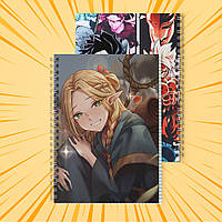 Зошит А5 48 арк. на пружині у клітинку 60 гр.м² Delicious in Dungeon / Підземелля смакоти