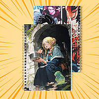 Зошит А5 48 арк. на пружині у клітинку 60 гр.м² Delicious in Dungeon / Підземелля смакоти 008