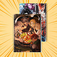 Зошит А5 48 арк. на пружині у клітинку 60 гр.м² Delicious in Dungeon / Підземелля смакоти 014