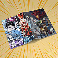 Зошит А5 48 арк. на скобі у клітинку 60 гр.м² Delicious in Dungeon / Підземелля смакоти 002