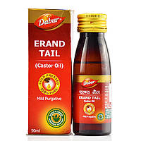 Касторовое масло холодного отжима, Дабур , Erand Tail (Kastor Oil), Dabur , 50 ml