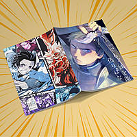 Зошит А5 48 арк. на скобі у клітинку 60 гр.м² Delicious in Dungeon / Підземелля смакоти 011