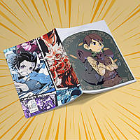 Зошит А5 48 арк. на скобі у клітинку 60 гр.м² Delicious in Dungeon / Підземелля смакоти 016