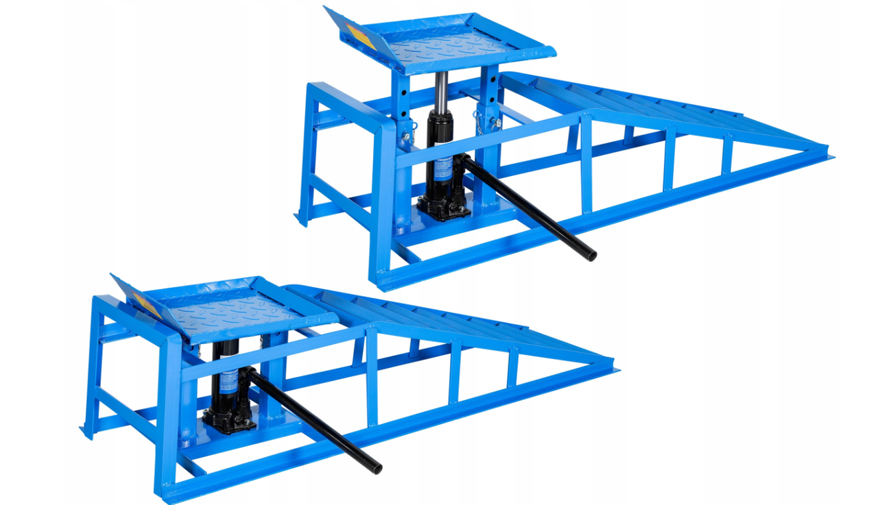 Металлическая рампа (пандус) с гидравлическим домкратом AL-FA 2Т (ID ...