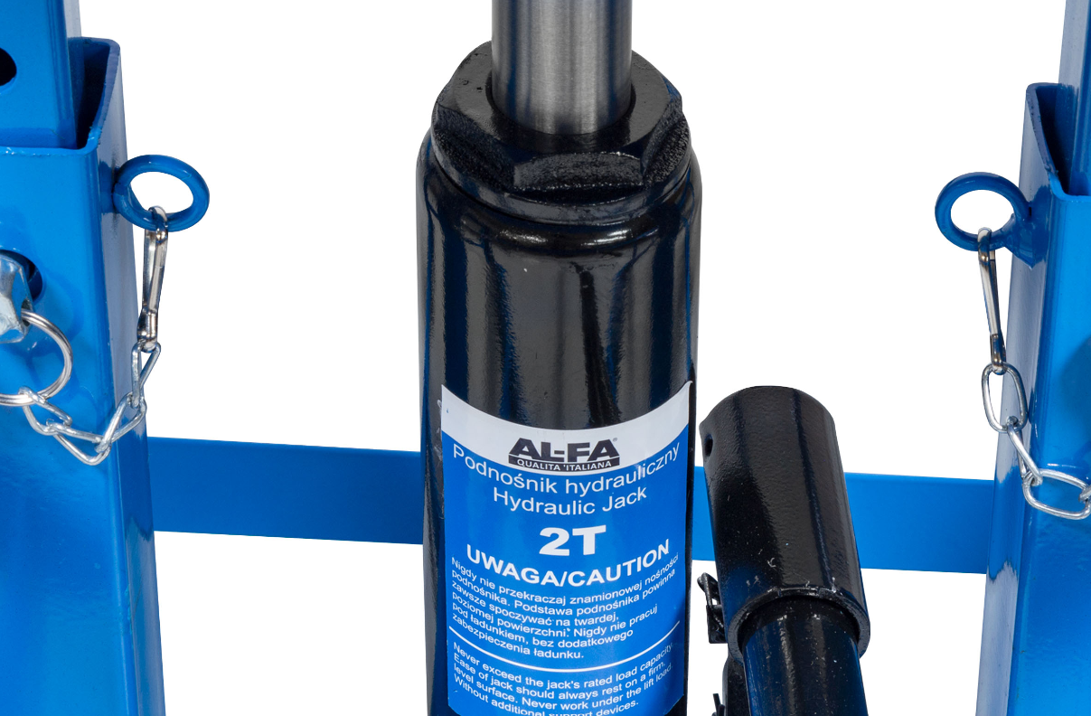 Металлическая рампа (пандус) с гидравлическим домкратом AL-FA 2Т (ID ...