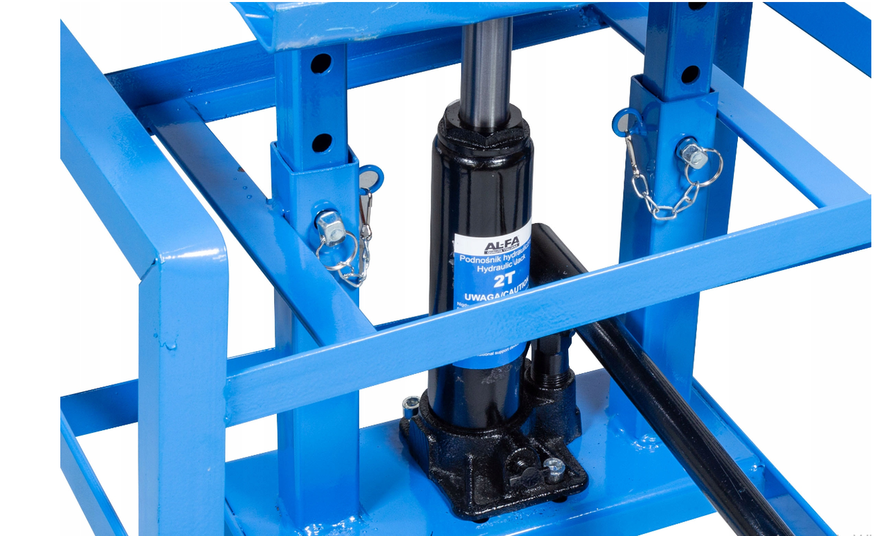 Металлическая рампа (пандус) с гидравлическим домкратом AL-FA 2Т (ID ...