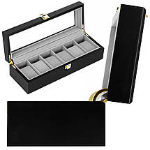 Скринька (органайзер) для зберігання годинника Springos 31.5 x 11 x 8 см HA1065 Poland, фото 5