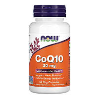 Коензим Q10 NOW CoQ10 30 mg (60 вега-капс)