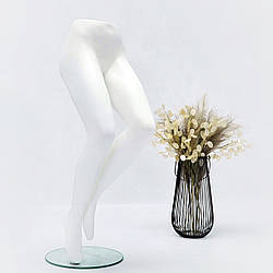 Манекен ноги жіночі білі підвісні для штанів, джинсів, колгот для магазину одягу