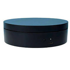 Поворотний стіл для предметної зйомки 12 см Mini Electric Turntable Black N