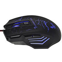 Миша провідна ігрова з підсвіткою Gaming Mouse X7 8890 Black (N020730), фото 5