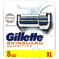 Сменные кассеты для бритья Gillette Skinguard Sensitive 8шт (7702018486618)