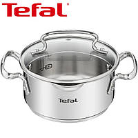 Кастрюля Тефаль с крышкой 1.5 л Tefal Duetto+, нержавеющая сталь, для всех видов плит