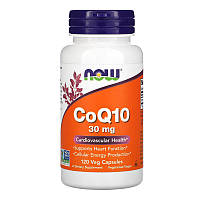 Коензим Q10 NOW CoQ10 30 mg (120 вега-капс)