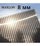Сотовый поликарбонат для навесов 8 мм бронза Marlon Марлон ячеистый поликарбонат 2100*6000 мм, 2100*12000 мм